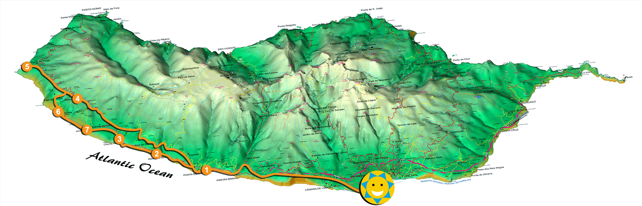 Passeio pelo sudoeste Happy Tours